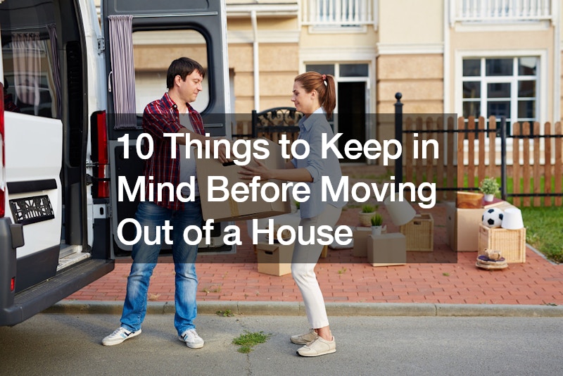 moving out of a house